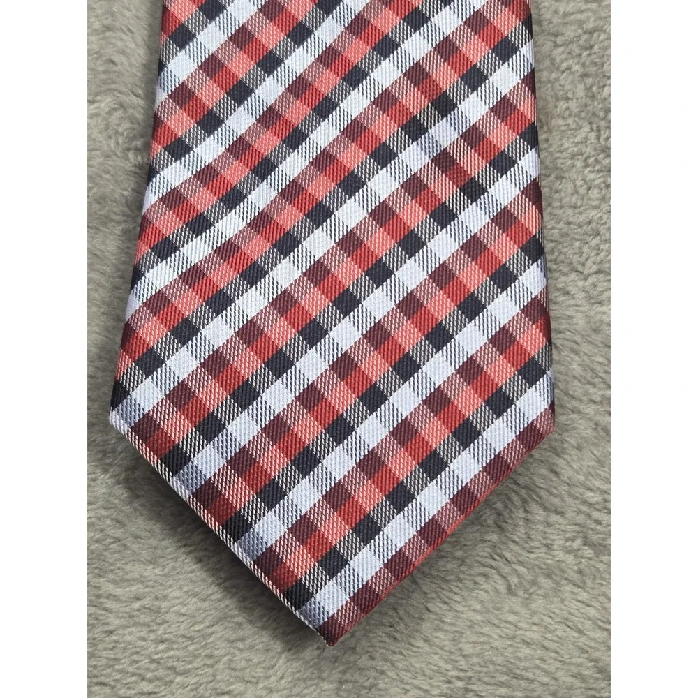 Men's Saddlebred Necktie Red White Blue Polyester 3/63‎